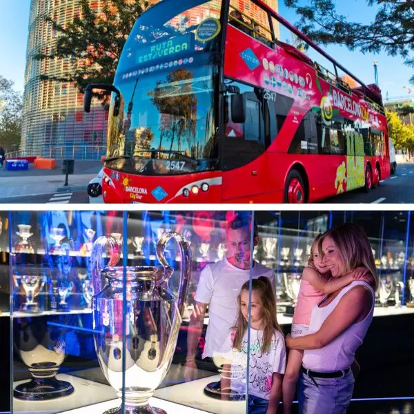 Bus Turístico de Barcelona + Entradas al Museo F.C. Barcelona
